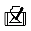Минималистичная одноцветная иконка гарантии отсутствия повторных подарков на белом фоне для сайта Винбон